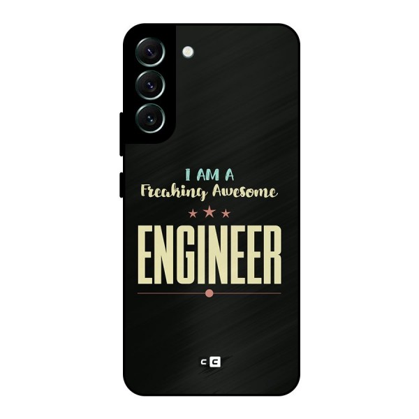 Awesome Engineer Metal Back Case for Galaxy S22 Plus 5G