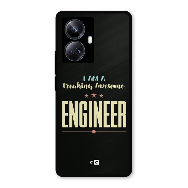 Awesome Engineer Metal Back Case for Realme 10 Pro Plus