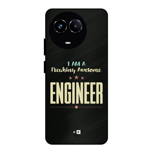 Awesome Engineer Metal Back Case for Realme 11 5G