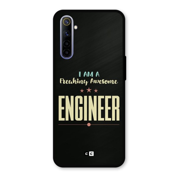 Awesome Engineer Metal Back Case for Realme 6