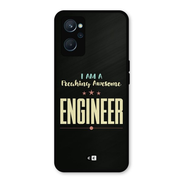 Awesome Engineer Metal Back Case for Realme 9i