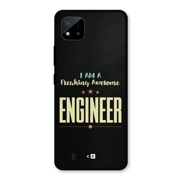 Awesome Engineer Metal Back Case for Realme C11 2021