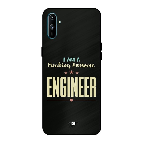 Awesome Engineer Metal Back Case for Realme C3