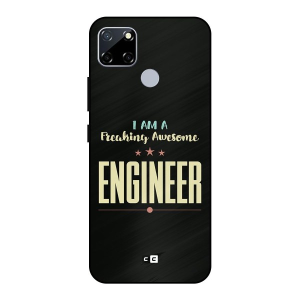 Awesome Engineer Metal Back Case for Realme Narzo 20