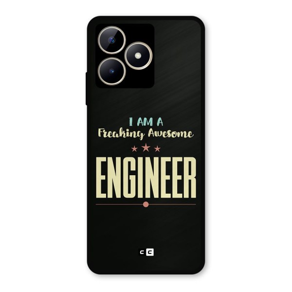 Awesome Engineer Metal Back Case for Realme Narzo N53