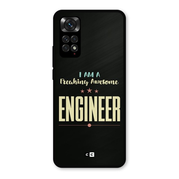 Awesome Engineer Metal Back Case for Redmi Note 11