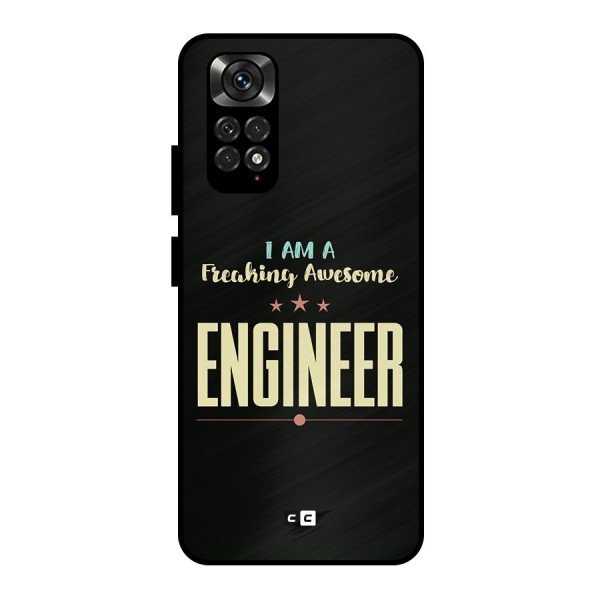 Awesome Engineer Metal Back Case for Redmi Note 11 Pro
