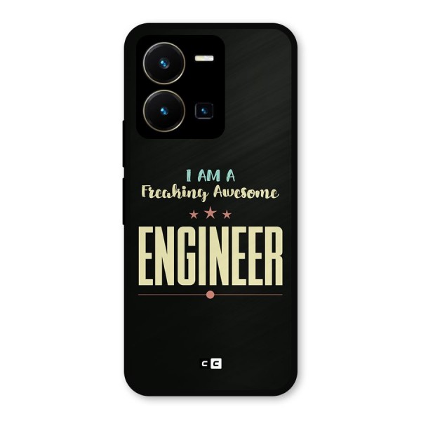 Awesome Engineer Metal Back Case for Vivo Y35