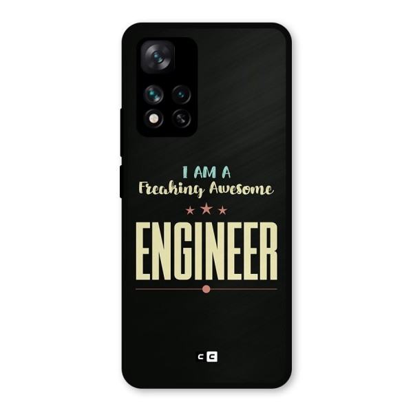 Awesome Engineer Metal Back Case for Xiaomi 11i Hypercharge 5G