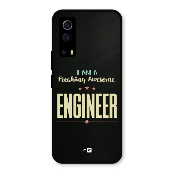 Awesome Engineer Metal Back Case for iQOO Z3