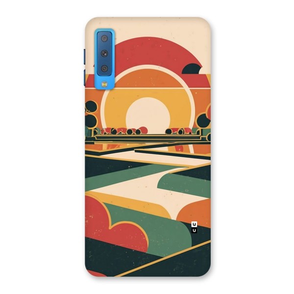 Awesome Geomatric Art Back Case for Galaxy A7 (2018)