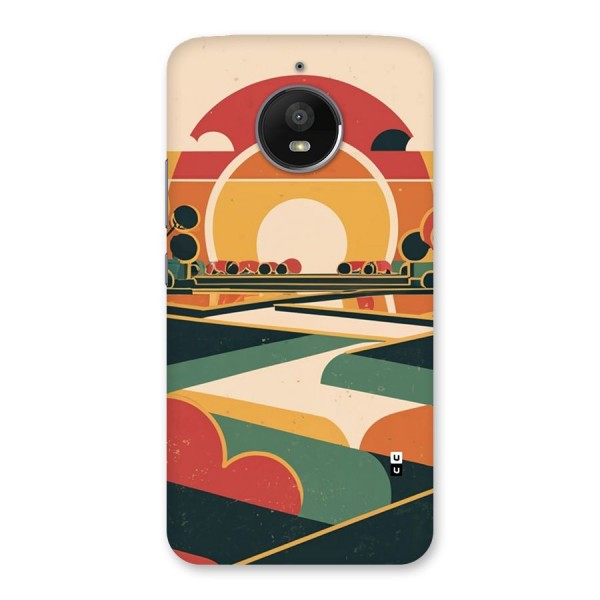 Awesome Geomatric Art Back Case for Moto E4 Plus