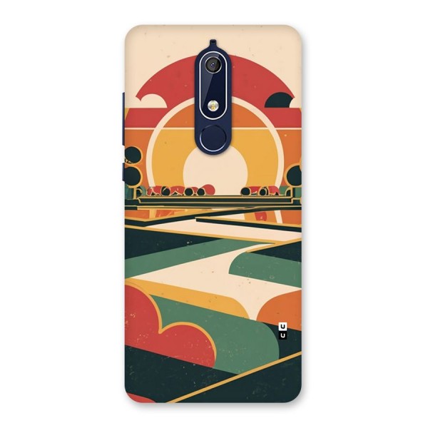 Awesome Geomatric Art Back Case for Nokia 5.1