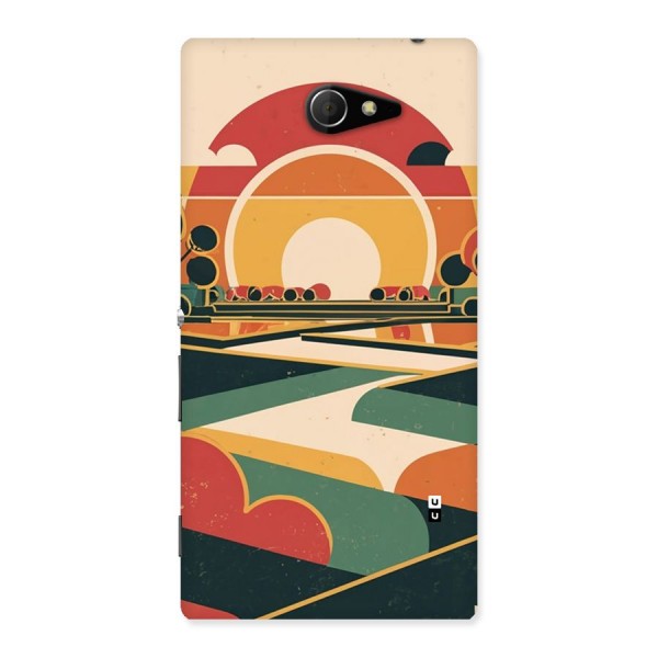 Awesome Geomatric Art Back Case for Xperia M2