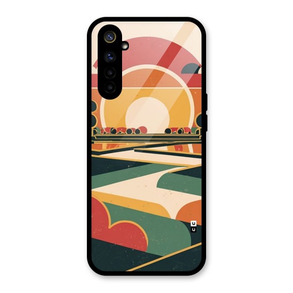 Awesome Geomatric Art Glass Back Case for Realme 6