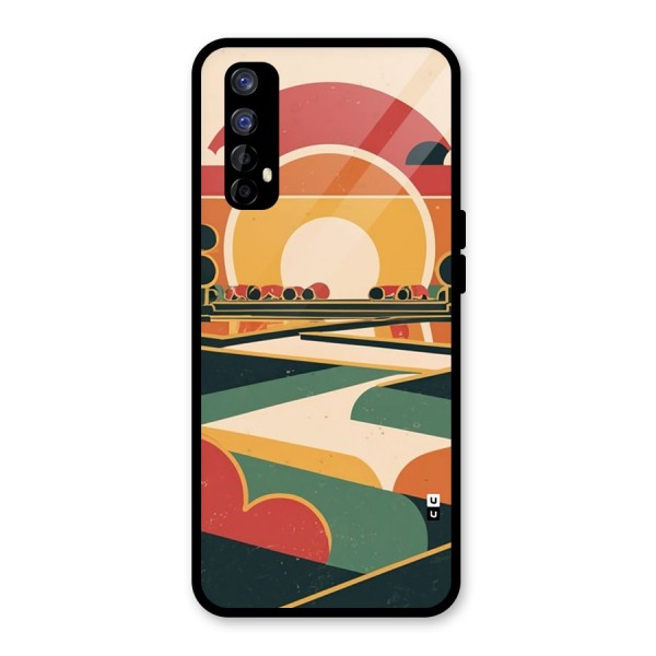 Awesome Geomatric Art Glass Back Case for Realme 7