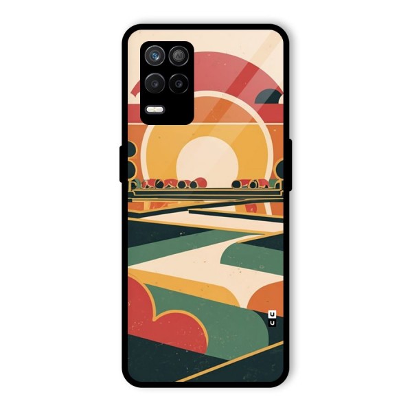 Awesome Geomatric Art Glass Back Case for Realme 8s 5G