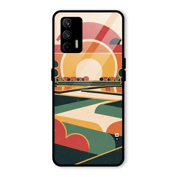 Awesome Geomatric Art Glass Back Case for Realme GT 5G