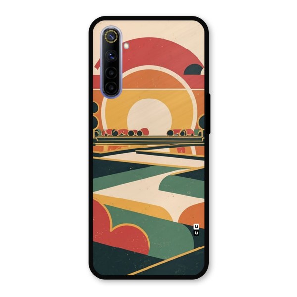 Awesome Geomatric Art Metal Back Case for Realme 6