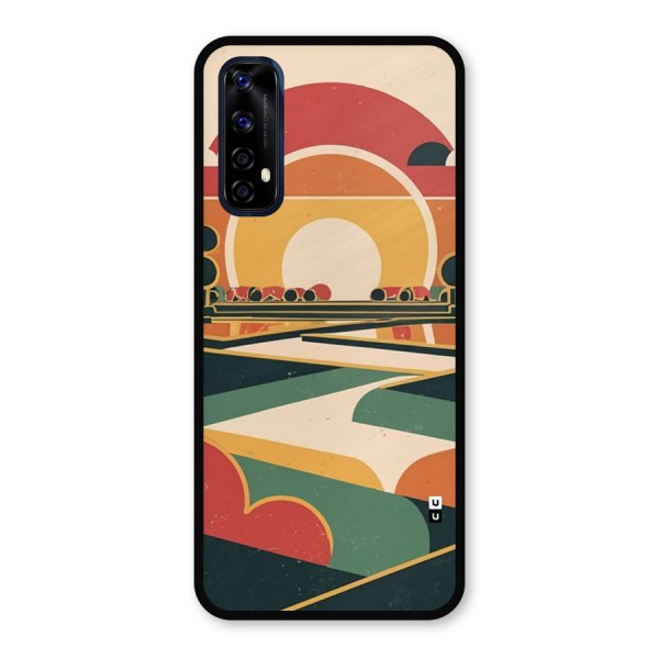 Awesome Geomatric Art Metal Back Case for Realme 7