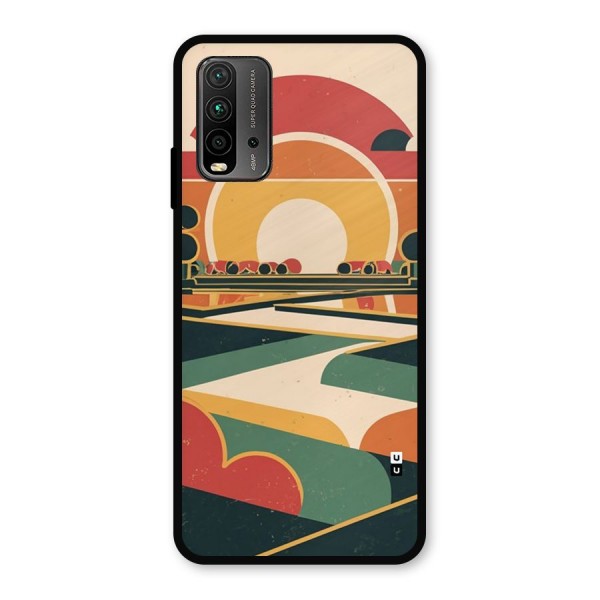 Awesome Geomatric Art Metal Back Case for Redmi 9 Power