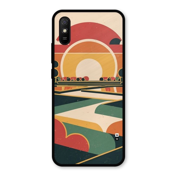 Awesome Geomatric Art Metal Back Case for Redmi 9i