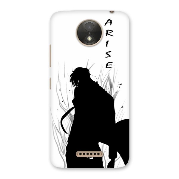 Awesome Jinwoo Arise Back Case for Moto C Plus