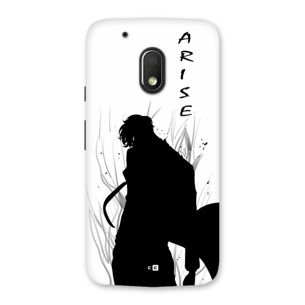 Awesome Jinwoo Arise Back Case for Moto G4 Play