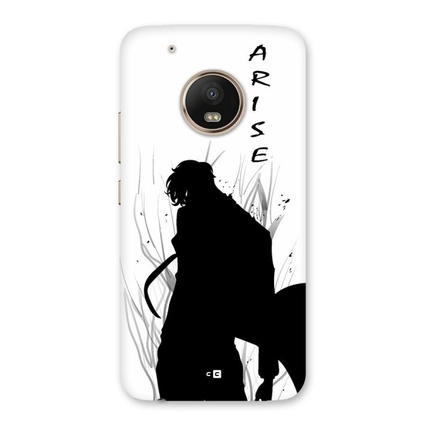 Awesome Jinwoo Arise Back Case for Moto G5 Plus