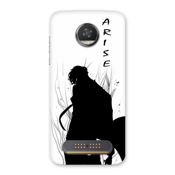 Awesome Jinwoo Arise Back Case for Moto Z2 Play