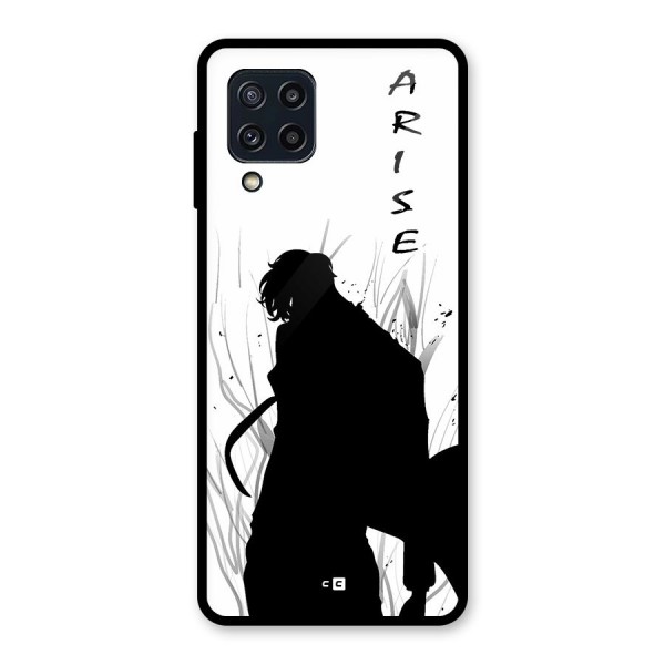 Awesome Jinwoo Arise Glass Back Case for Galaxy M32