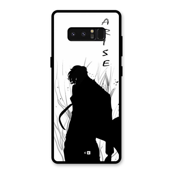 Awesome Jinwoo Arise Glass Back Case for Galaxy Note 8