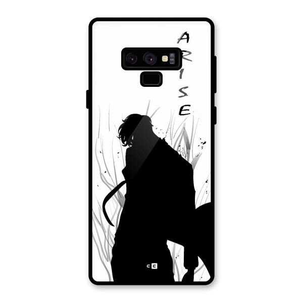 Awesome Jinwoo Arise Glass Back Case for Galaxy Note 9