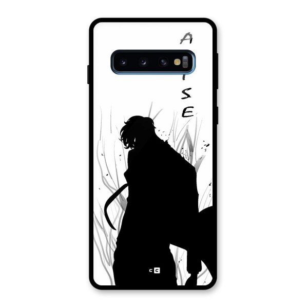 Awesome Jinwoo Arise Glass Back Case for Galaxy S10