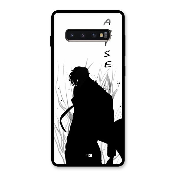 Awesome Jinwoo Arise Glass Back Case for Galaxy S10 Plus