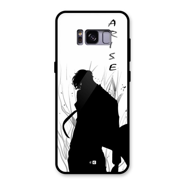 Awesome Jinwoo Arise Glass Back Case for Galaxy S8