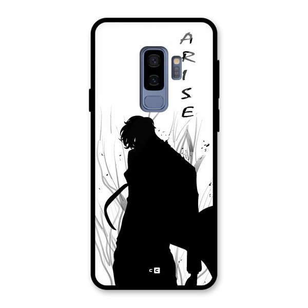 Awesome Jinwoo Arise Glass Back Case for Galaxy S9 Plus