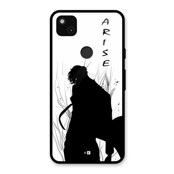 Awesome Jinwoo Arise Glass Back Case for Google Pixel 4a