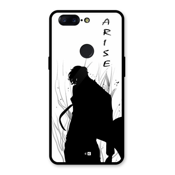 Awesome Jinwoo Arise Glass Back Case for OnePlus 5T