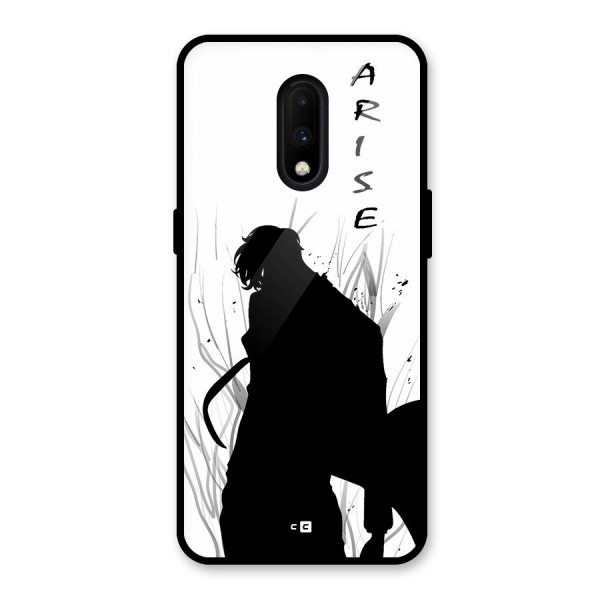 Awesome Jinwoo Arise Glass Back Case for OnePlus 7