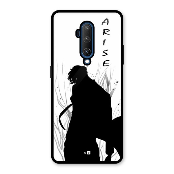 Awesome Jinwoo Arise Glass Back Case for OnePlus 7T Pro