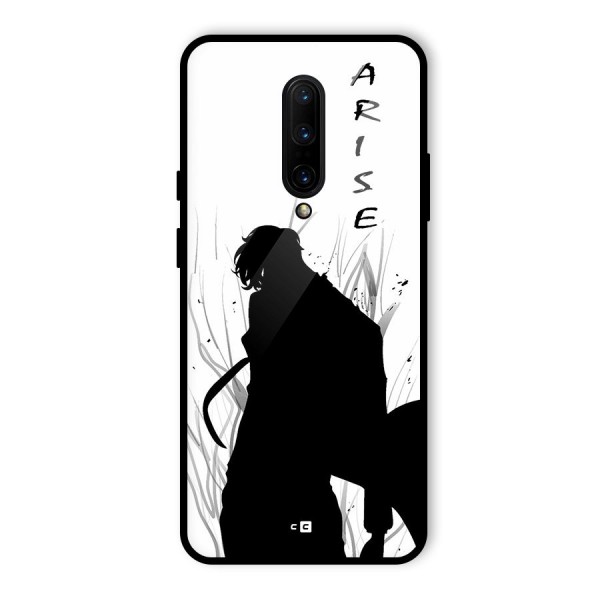 Awesome Jinwoo Arise Glass Back Case for OnePlus 7 Pro