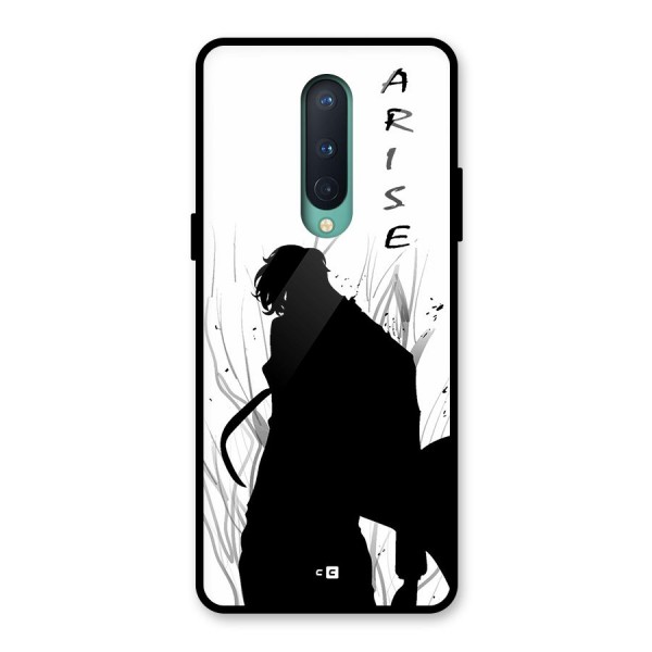 Awesome Jinwoo Arise Glass Back Case for OnePlus 8