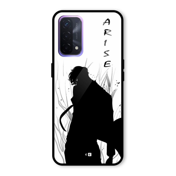 Awesome Jinwoo Arise Glass Back Case for Oppo A74 5G