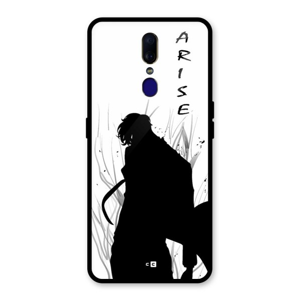 Awesome Jinwoo Arise Glass Back Case for Oppo F11