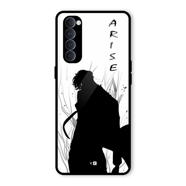 Awesome Jinwoo Arise Glass Back Case for Oppo Reno4 Pro