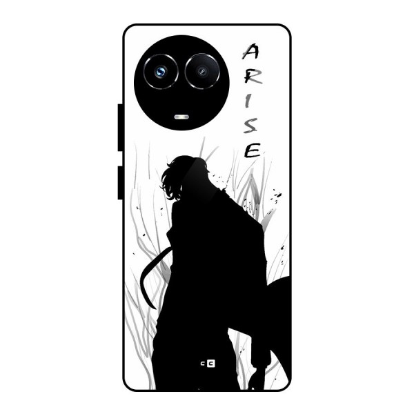 Awesome Jinwoo Arise Glass Back Case for Realme 11X