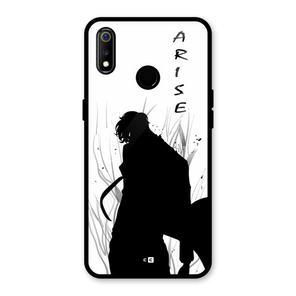 Awesome Jinwoo Arise Glass Back Case for Realme 3