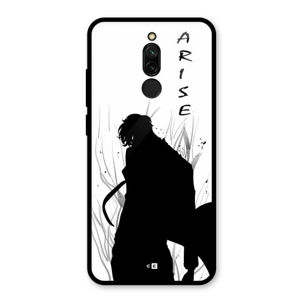 Awesome Jinwoo Arise Glass Back Case for Redmi 8