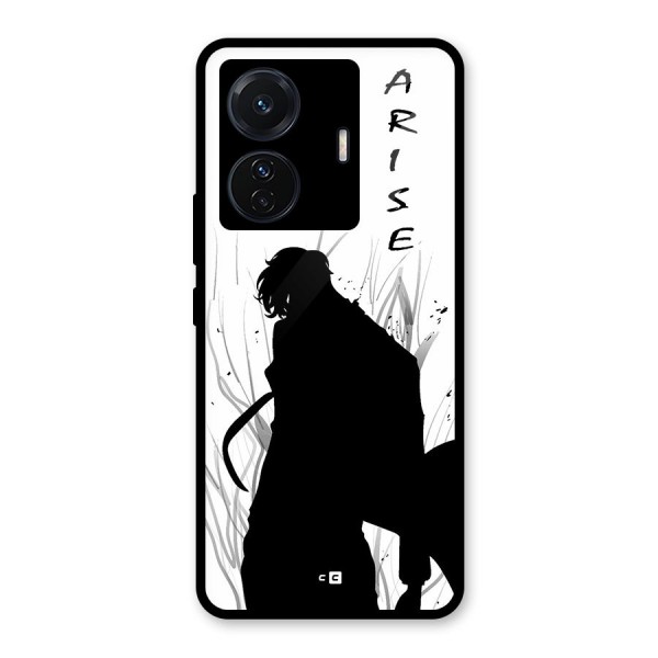 Awesome Jinwoo Arise Glass Back Case for Vivo T1 Pro